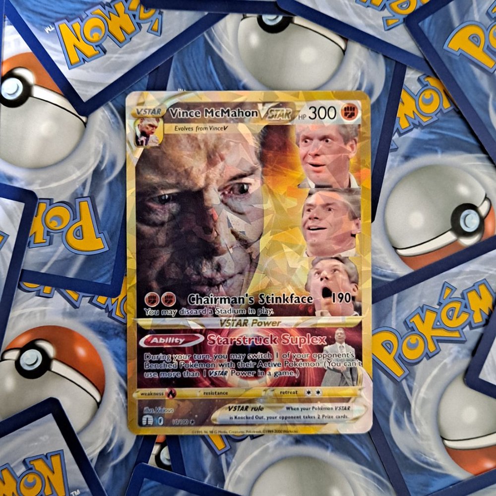 Vince McMahon Pokemon Card